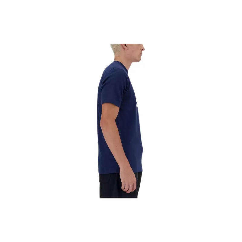New Balance Sport Essentials Logo T Shirt T Shirt Men's Dark Blue-2