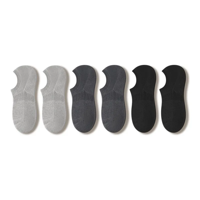 B&C.Room No Show Socks Men's 6 Pack-0