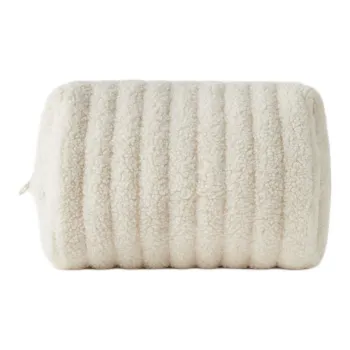 ZARA Polyester Storage Bags Toiletry Bags Women's Light Beige Yellow