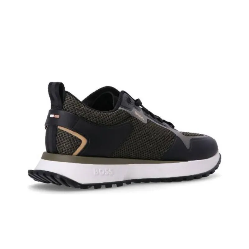 BOSS Logo-print Panelled Sneakers-3
