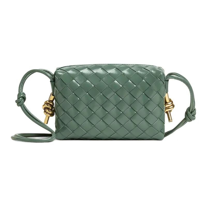 Bottega Veneta Mini Loop Woven Crossbody Bag-0