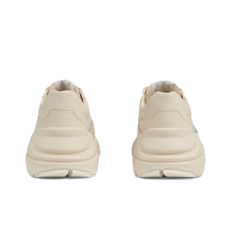 GUCCI Rhyton Low Top Chunky Sneakers Women's Ivory White-4