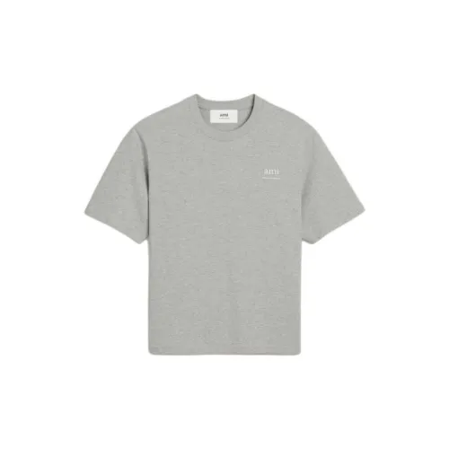 AMIPARIS T-Shirts Unisex Cloud Brocade Gray