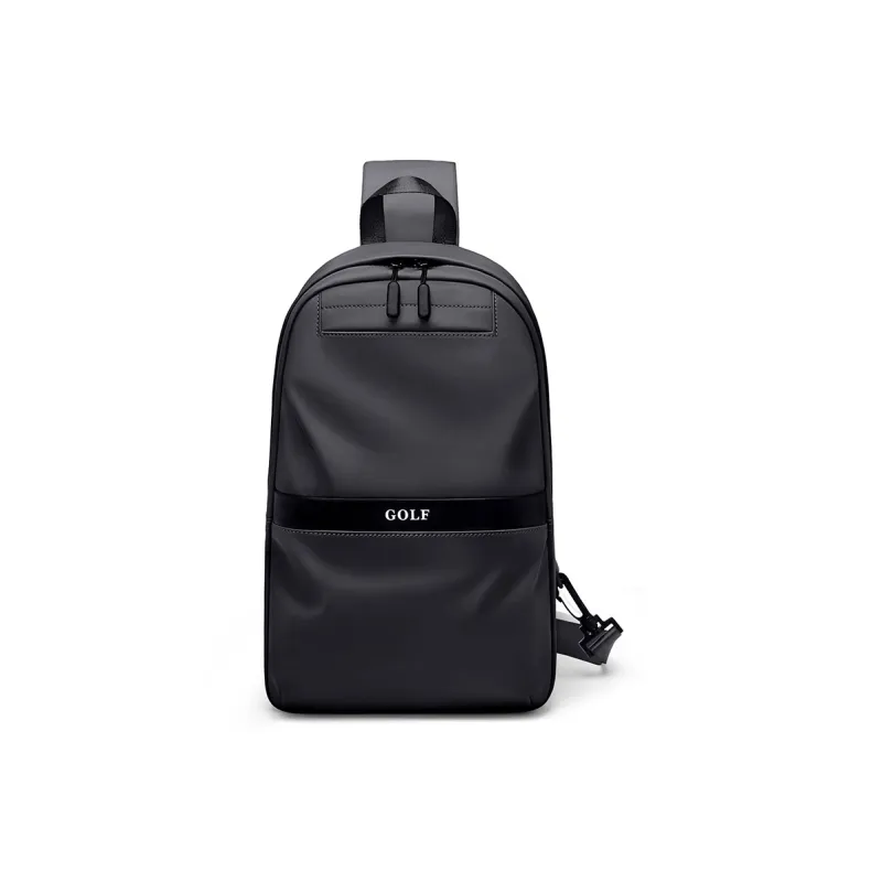 GOLF Oxford Crossbody Bag Cycling Bag Sling Bag Regular Men's Black/Dark Gray With Black-9