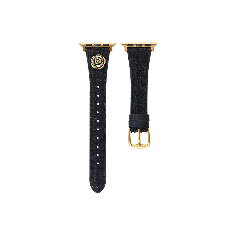 Yu Qing Apple Compatibility Watch Band Woolen, Genuine Leather Sole Material-3