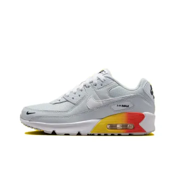 Nike Air Max 90 Abrasion Resistant Breathable Low Top Running Shoes Men's Gray
