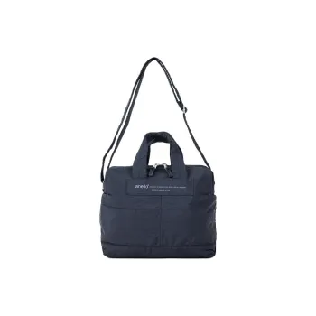 Anello Polyester Boston Bag Handbag Shoulder Bag Crossbody Bag Mini Women's Black