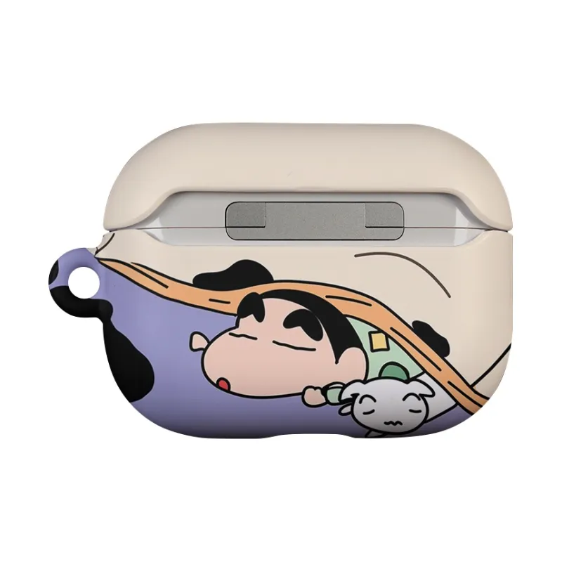 Keshami Applicable To Airpods Pro2/Airpods 3 Generation Sleeping Shin chan Headphone Cases-1