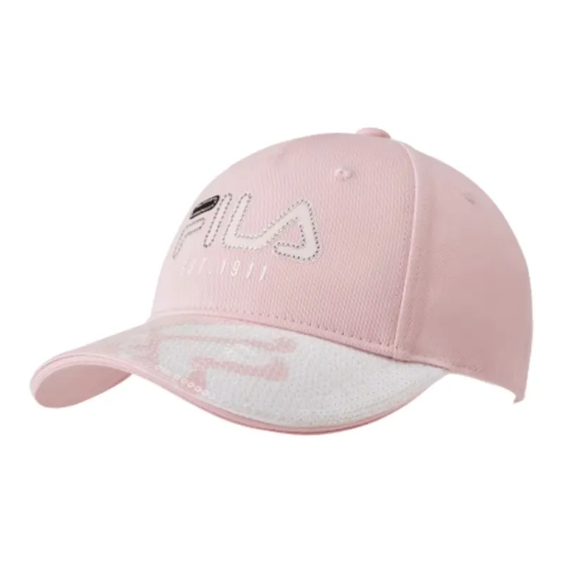 FILA Cotton Baseball Caps Kids' Fresh Pink-0