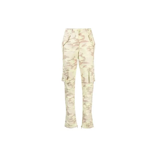 Patrizia Pepe Camouflage-pattern Stretch-cotton Cargo Pants