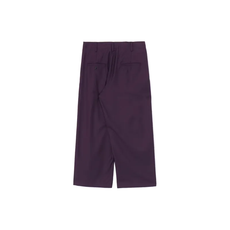 Yohji Yamamoto Casual Pants Unisex Purple-1