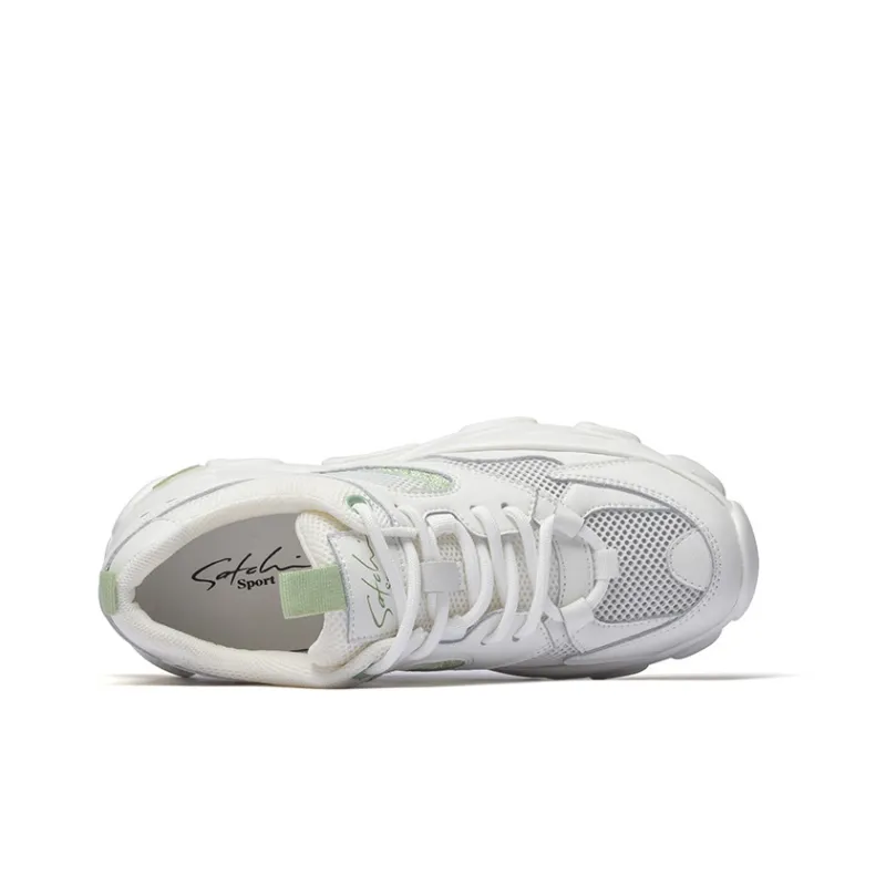 SATCHI SPORT Cushioned Wear-Resistant Breathable Chunky Sneakers Women's-4