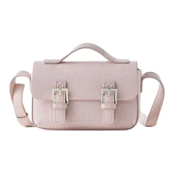 ZARA Polyurethane Handbag Shoulder Bag Crossbody Bag Mini Women's Pink