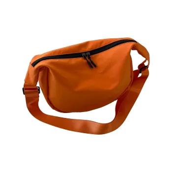 Techson Oxford Dumpling Bag Crossbody Bag Small Size Unisex Orange/Black/Green