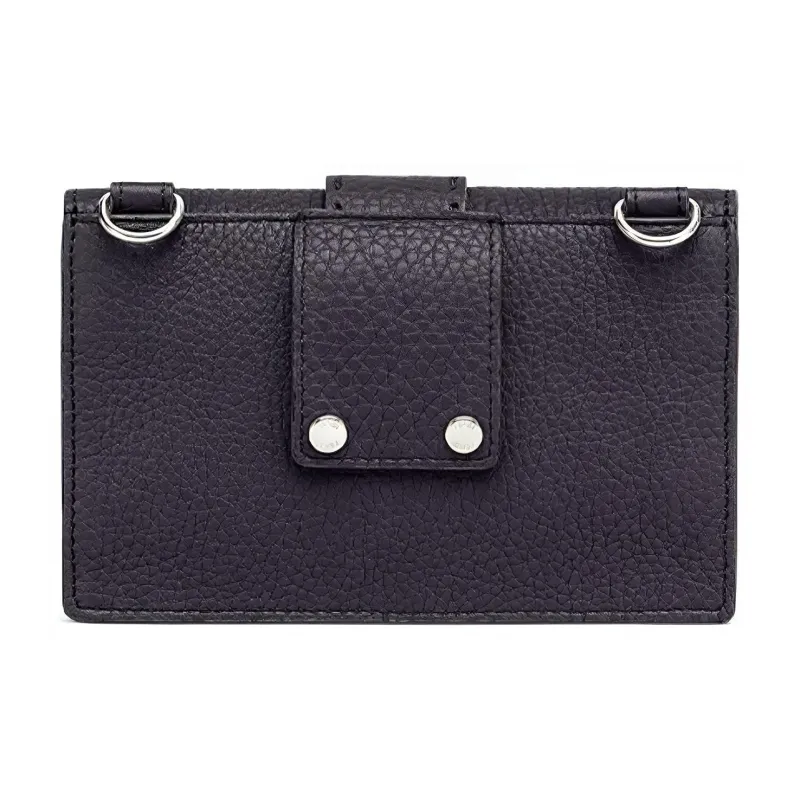 FENDI Baguette Leather Baguette Bag, Clutch, Crossbody Bag, Shoulder Bag Men's Black-2