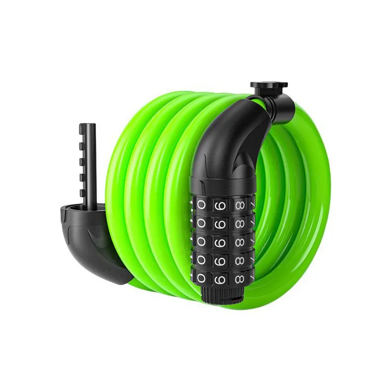 TOSUOD Bicycle Locks Aluminum Alloy Lock Core PVC Tube Coded Lock-7
