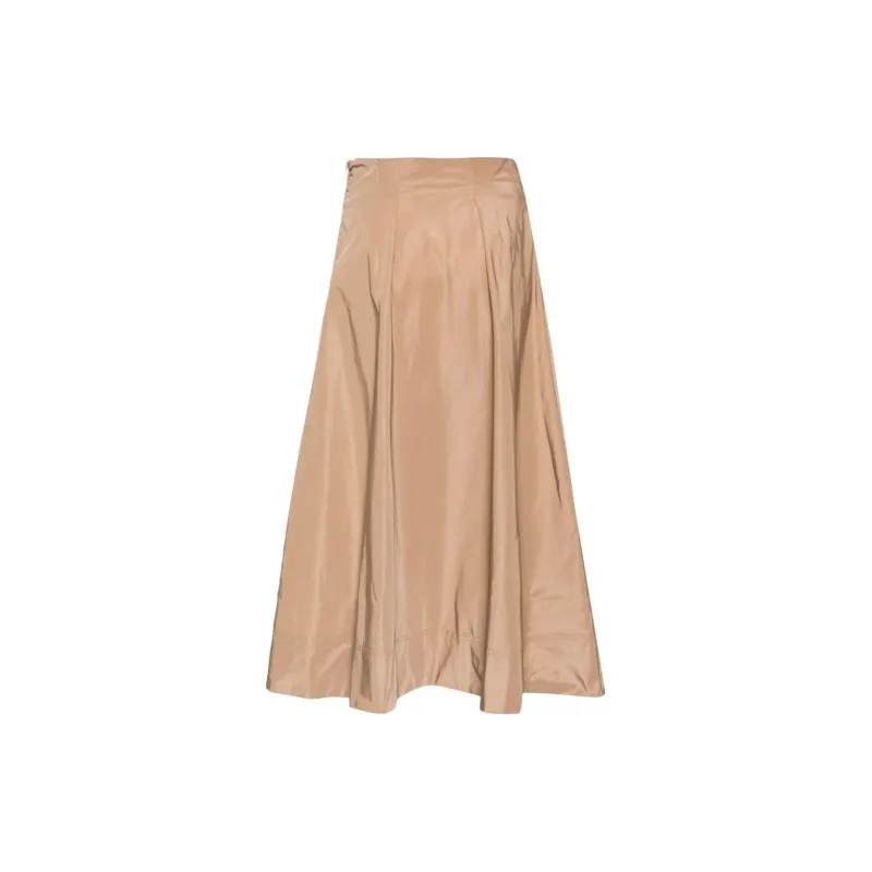 ASPESI Francine Gathered Midi Skirt-1