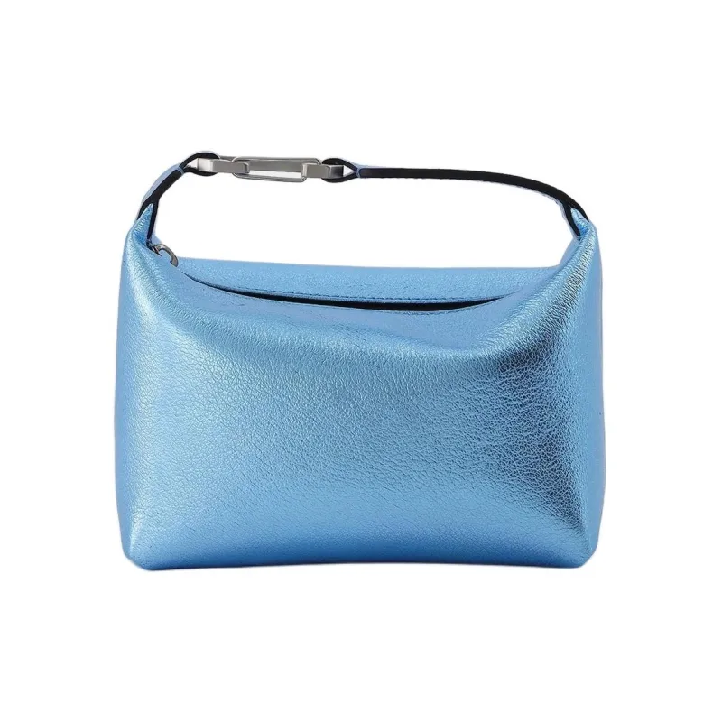 Eera Smooth Calf Leather Handbag Women's Blue Turquoise Stone Color-0