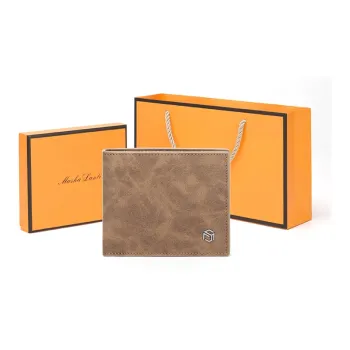 MashaLanti Microfiber Synthetic Leather Card Holder Wallet Regular Men's Coffee