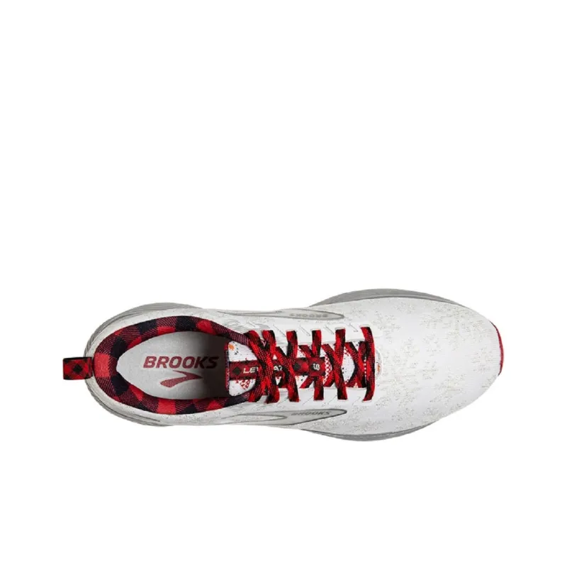Brooks Levitate GTS Cushioning Breathable Low-Top Running Shoes Women's White-4