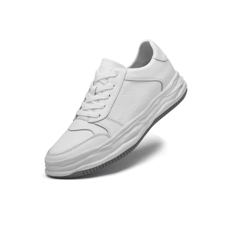 The Bull's House Low-Top Skateboard Shoes Unisex White-4