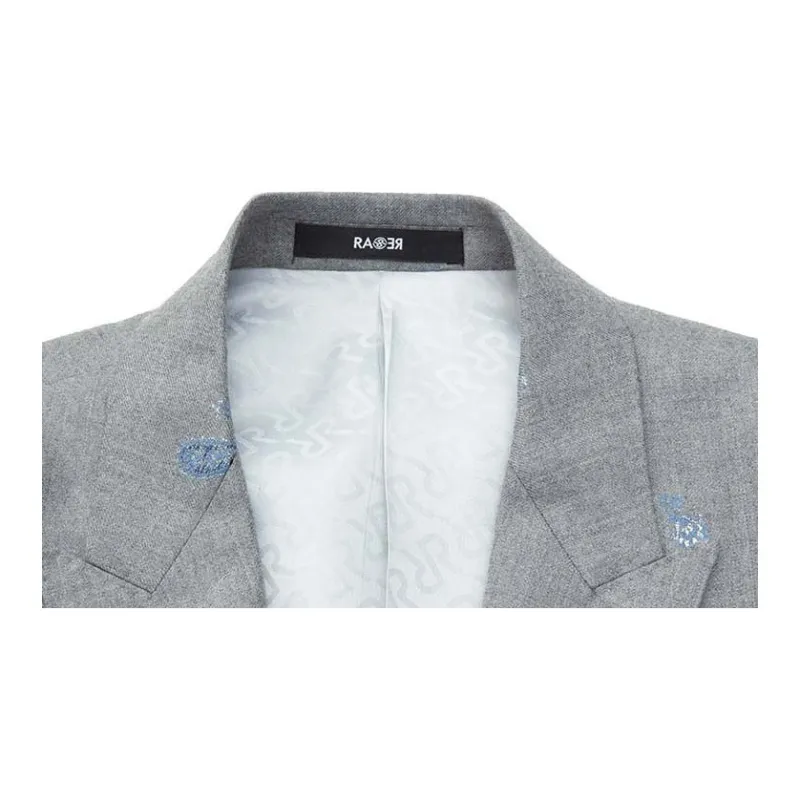 RARE Business Suits Coats Men's Gray-3
