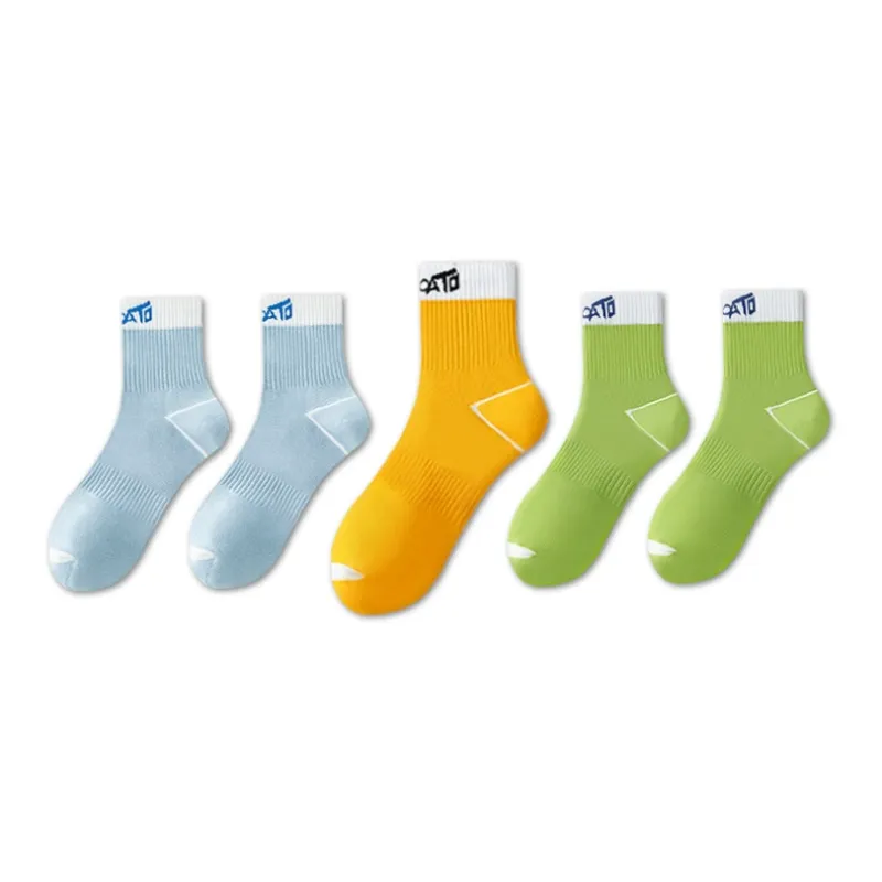 LUOLIAN Mid Calf Socks Unisex 5 Pack-12