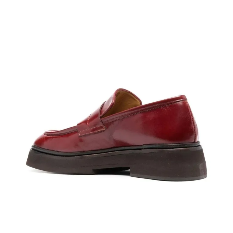 REJINA PYO Loafers 3cm Women's Rusty Red-2
