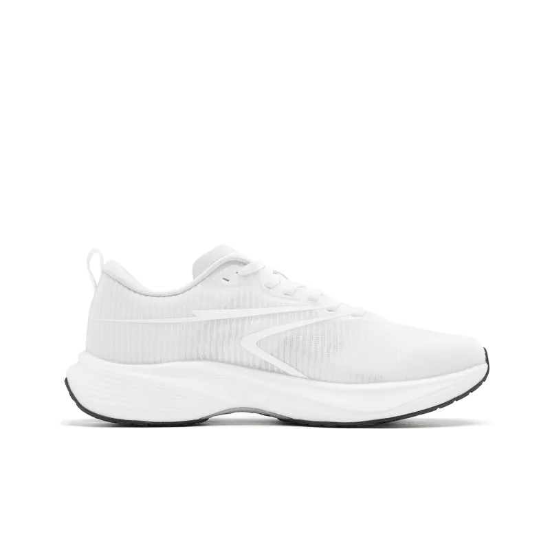 QIAODAN Rapid 2.0 Cushioning Wear Resistant Low Top Q KUNGFU PRO Running Shoes Men's White Black-1