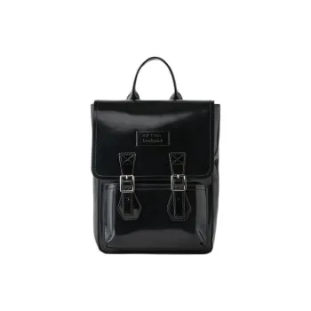 ZARA Polyurethane Backpack Mini Men's Black