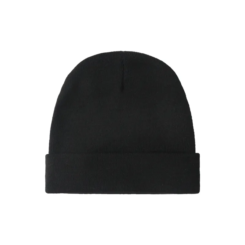 LUCKY BRAND Acrylic Vintage Leather Label Texture Beanies Unisex-5