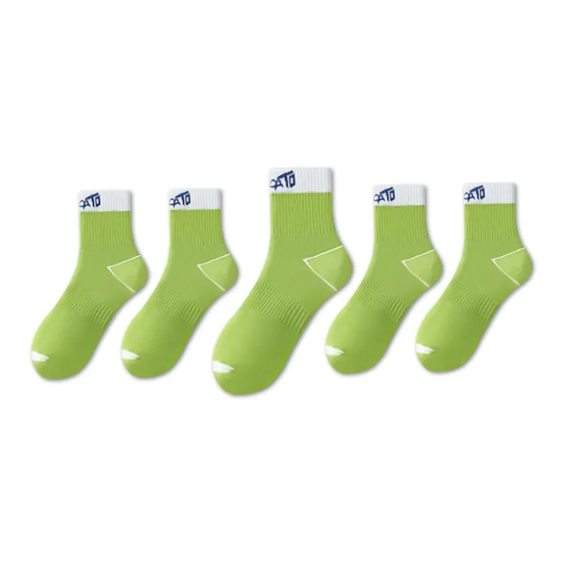 LUOLIAN Mid Calf Socks Unisex 5 Pack-54