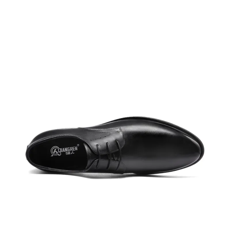 Strongman 3515 Extra Large Men's Leather Shoes Spring Fall Breathable Plus Size Dad Shoes-2