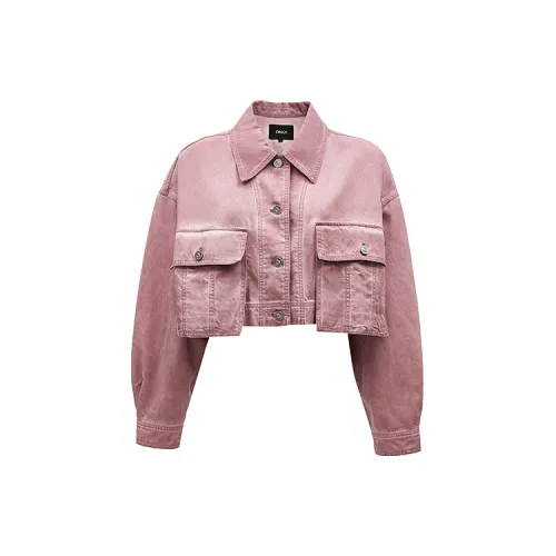 ONLY Cropped Coats Women's E15 Melancholic Pink