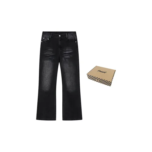 PASET Jeans Unisex Black Gray