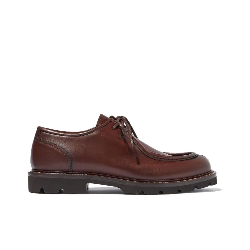 SCAROSSO Damiano Leather Derby Shoes-1