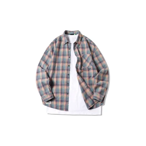 EPTISON Shirts Unisex Multicolor Plaid