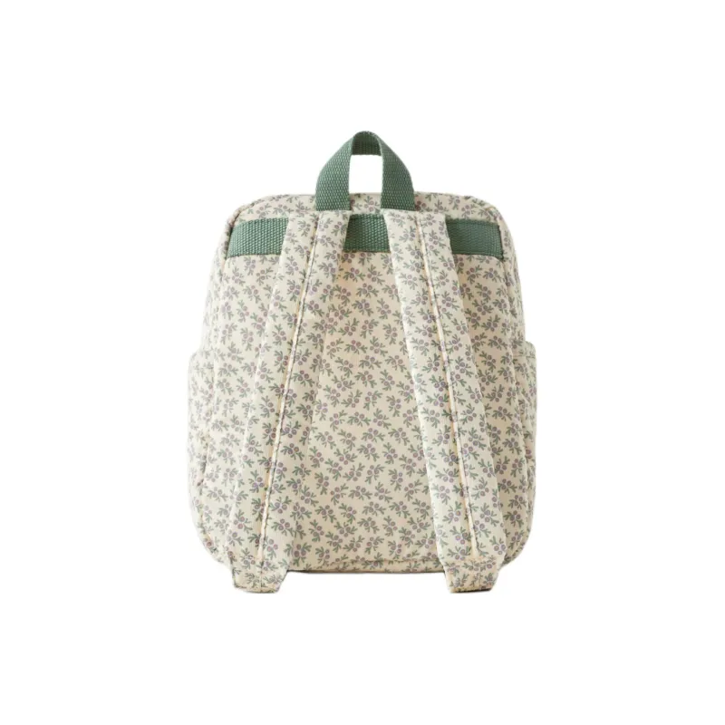 ZARA Cotton Backpack Regular Women's Light Beige Yellow-3