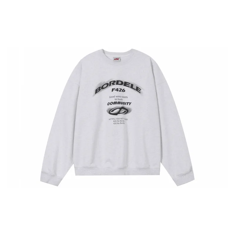 F426 Alphabet Phantom Unisex Sweatshirt - POIZON