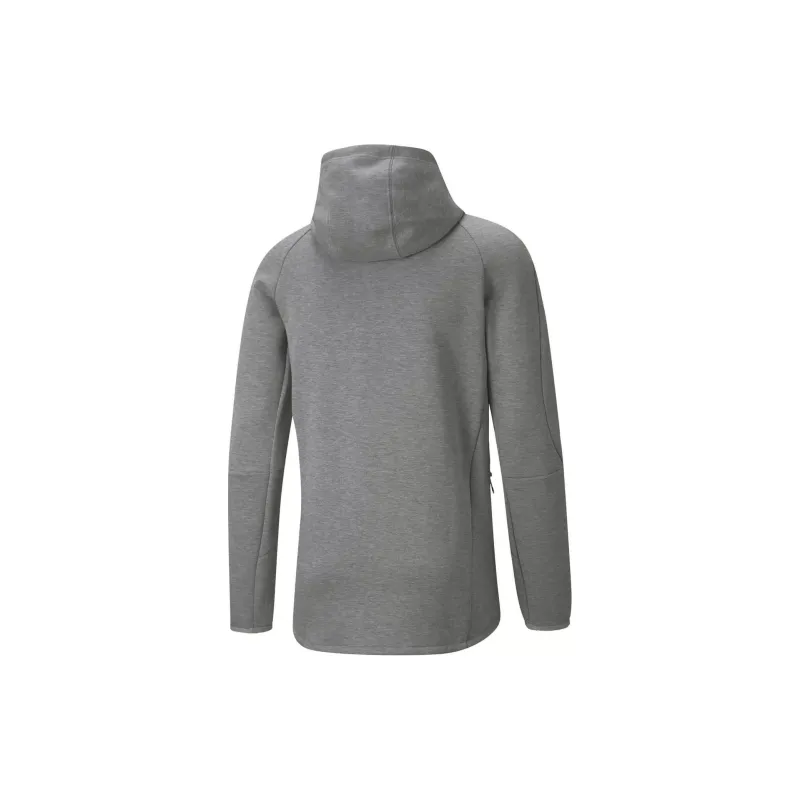 PUMA EVOSTRIPE HOODIE MEDIUM GRAY HEATHER Sweatshirt Men's Gray-1