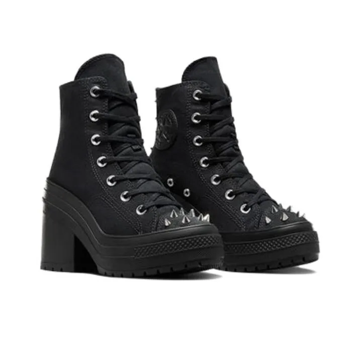 Converse Women's Chuck 70 De Luxe Heel Platform High 'Studded Black' Women's-2
