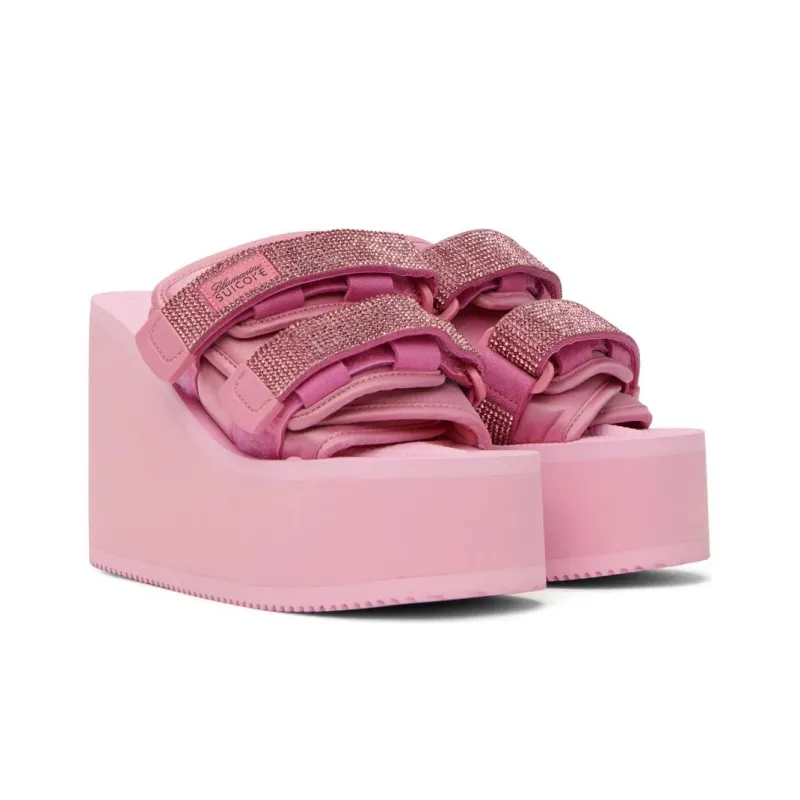 Blumarine Slide Slippers 10.7cm Women's Pink-2