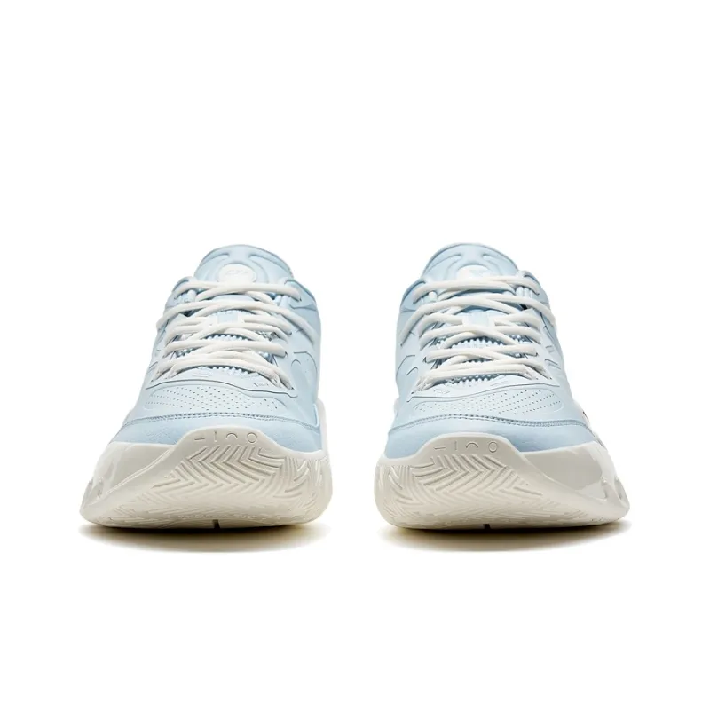 XTEP Against The Sky Generation Basketball Shoes Men Low Top Ripple Blue/Sail White-5