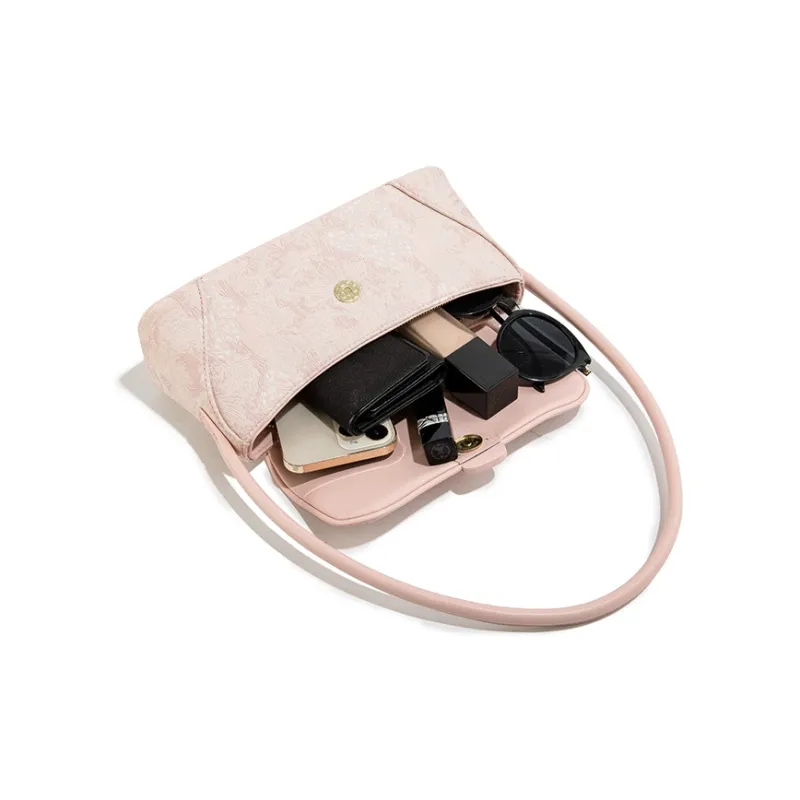 MACKJANICE Synthetic Leather Shoulder Bag Women's White-21
