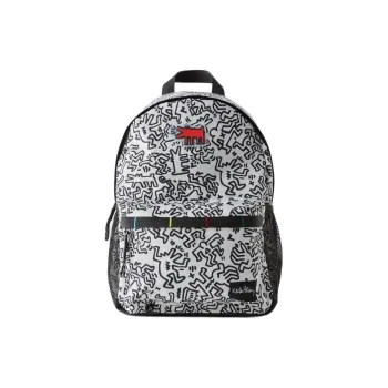 ZARA KEITH HARING Works Collaboration Polyester Backpack Regular Men's White