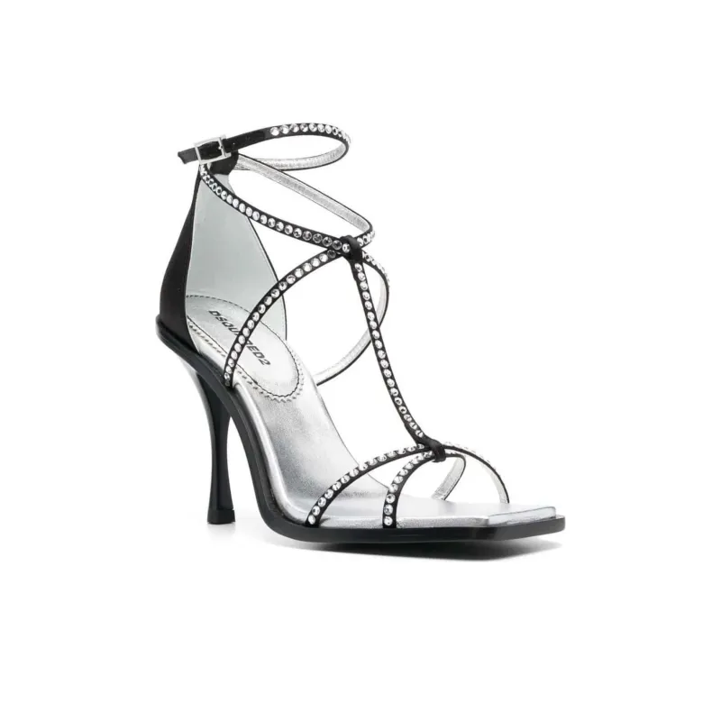 DSQUARED 2 Embellished Open Toe Sandals Women's-2