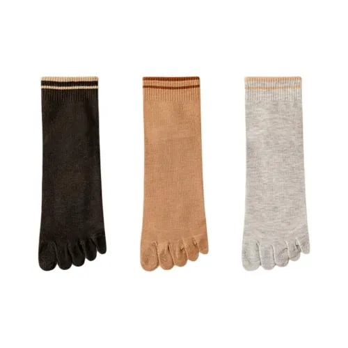 MIIOW Mid Calf Socks Women's 3 Pack