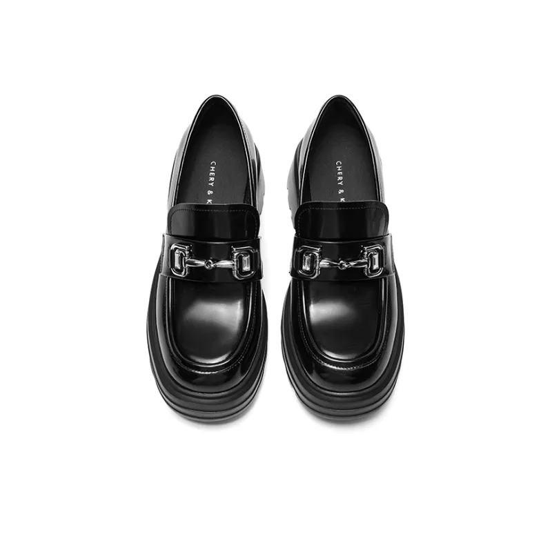 CHERYKALLY Loafers Women's Black/Ecru-4