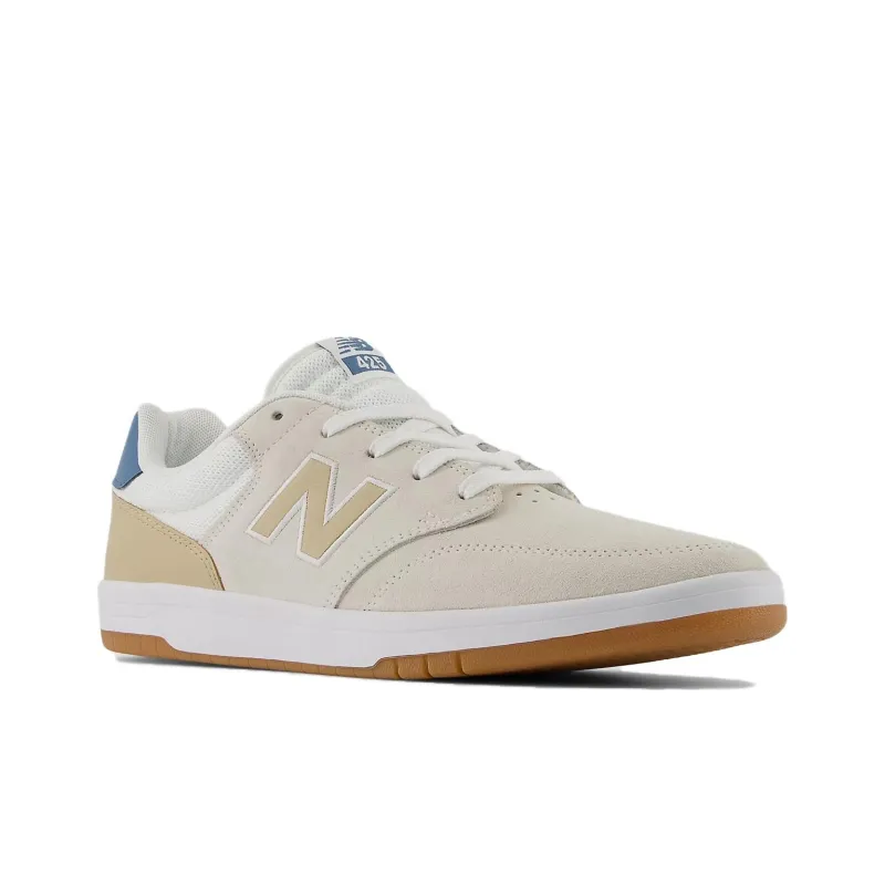 New Balance NB 425 Anti Slip Wear Resistant Low Top Skateboard Shoes Unisex Beige Yellow-2