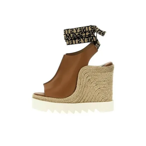 Stella McCartney Gaia 100mm Wedge Espadrilles